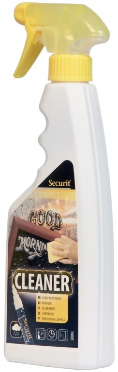 Securit reiningsspray voor krijt- en glasborden, flacon van 500 ml 