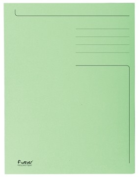 Exacompta dossiermap Foldyne ft 23,7 x 32 cm (voor ft A4), lichtgroen, pak van 50 stuks