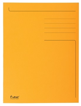 Exacompta dossiermap Foldyne ft 23,7 x 34,7 cm (voor ft folio), oranje, pak van 50 stuks