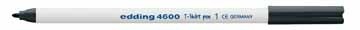 Edding textiel Pen e-4600 zwart
