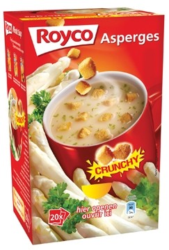 Royco Minute Soup doos met 20 zakjes, asperges