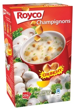Royco Minute Soup doos met 20 zakjes, champignons