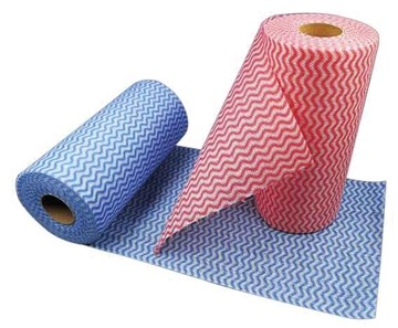 Aqualine reinigingsdoekjes op rol Ft 20 x 40 cm, 50 stuks