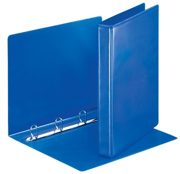 Esselte personaliseerbare ringmap, 4 O-ringen 25 mm, blauw