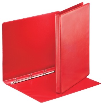 Esselte Personaliseerbare ringmap rug van 3 cm, 4 O-ringen van 16 mm, rood