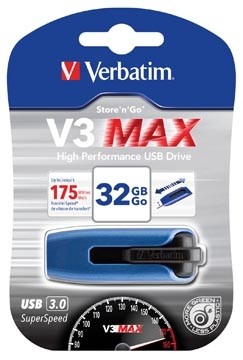 Verbatim USB stick V3 MAX capaciteit: 32 GB
