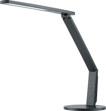 Hansa bureaulamp Vario Plus, LED-lamp, antraciet 