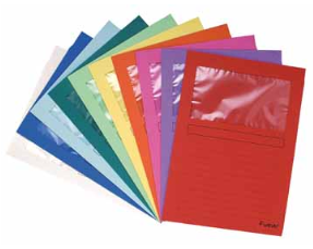 Exacompta L-map met venster Forever PAK10