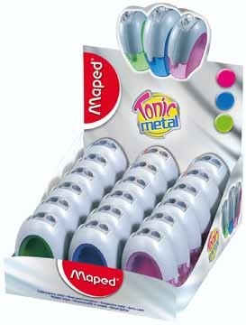 Maped Potloodslijper Tonic Metal 2-gaats, doos van 18 stuks