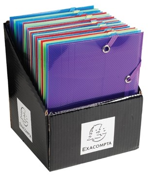 Exacompta Mini-elastomap Crystal Colours