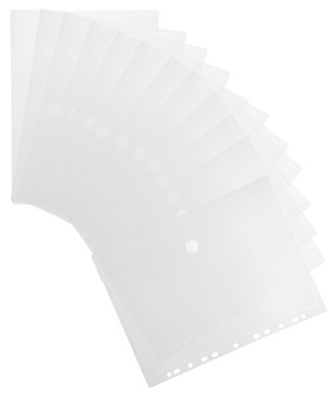 SHOWTAS GEPERFOREERD A4 PAK VAN 12 STUKS