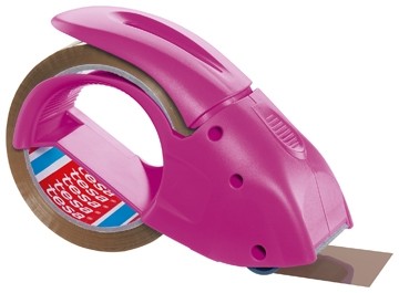Tesa afroller voor verpakkingsplakband van maximum 50 mm, roze