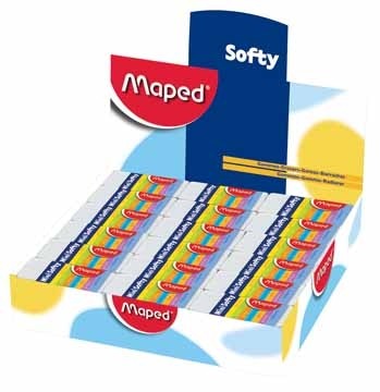Maped gum Mini Softy doos van 36 stuks