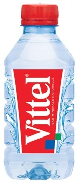 Vittel water flesje van 33 cl, pak van 24 stuks