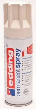 Edding E5200 permanent spray crèmewit mat 200 ml