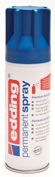 Edding E5200 permanent spray gentiaanblauw mat 200 ml