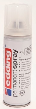 Edding E5200 permanent spray blanke lak mat 200 ml