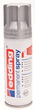 Edding E5200 permanent spray zilver mat 200 ml