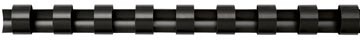 Fellowes bindruggen, doos van 25 stuks, 8 mm, zwart 
