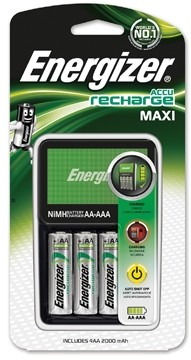 Energizer oplader voor batterijen Maxi Charger incl. 4 x AA batterij