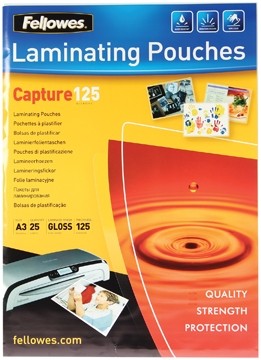 Fellowes Lamineerhoes ft 303 x 426 mm, 125 micron PAK25