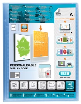Elba showalbum Polyvision 20 tassen, blauw