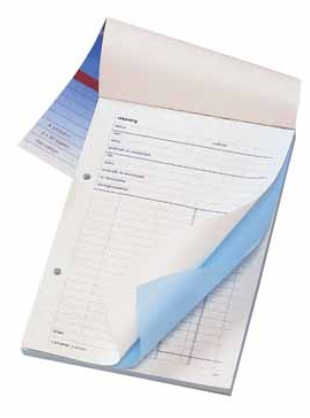 Atlanta rekeningblokken ft 14,8 x 21 cm (A5), 1 vel carbon