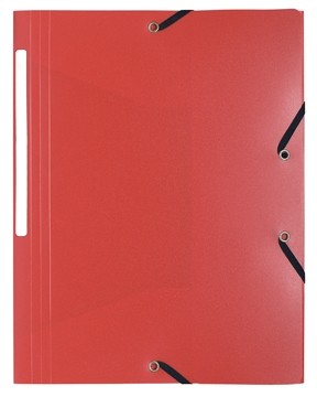 Exacompta elastomap met etiket Rood