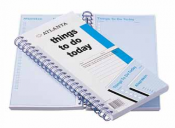 THINGS TO DO TODAY A5707-210X 297X140MM 125BLAD PAK5