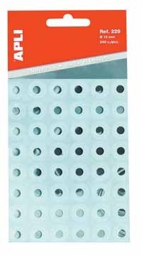 Apli versterkingsringen transparant, etui van 240 stuks