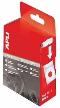 Apli versterkingsringen geassorteerde kleuren, etui van 144 stuks