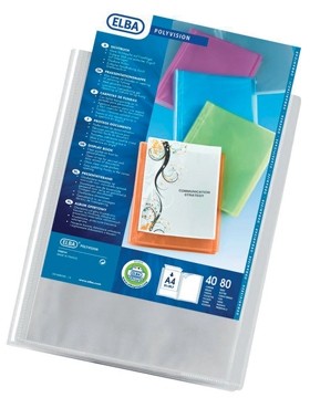 Elba showalbum Polyvision 40 tassen, transparant