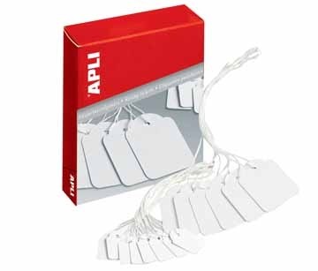 Apli draadetiketten ft 8 x 19 mm (381), doos van 1.000 stuks