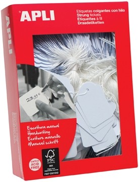 Apli draadetiketten ft 50 x 70 mm (396), doos van 400 stuks