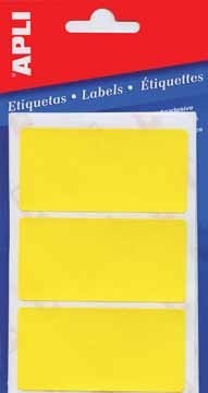 Apli gekleurde etiketten in etui geel (2071) pak10