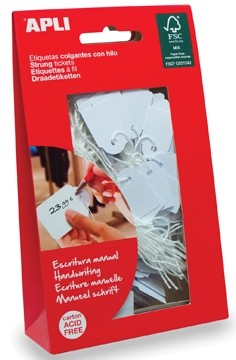 Apli draadetiketten ft 7 x 19 mm (7004), etui van 200 stuks