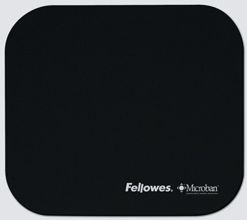 Fellowes Muismat Microban ® zwart