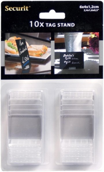 Securit krijtbordjes basis, pak met 10 stuks 