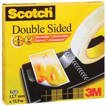 Scotch ® dubbelzijdige plakband ft 12 mm x 33 m