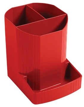 Exacompta potloodbakje Mini-Octo, karmijnrood