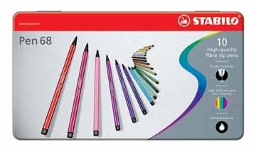 Stabilo Viltstift Pen 68 10 stiften