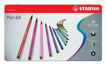 Stabilo Viltstift Pen 68 30 stiften