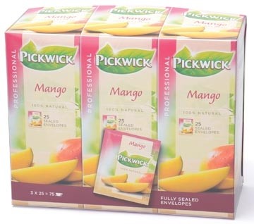 Pickwick thee, mango, pak van 25 stuks 