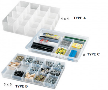 Toebehoren voor kunststof boxen