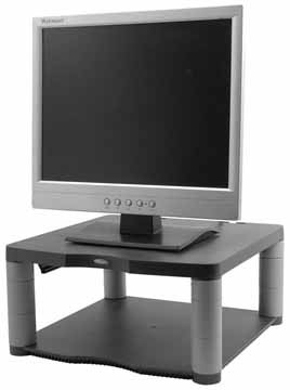 Fellowes beeldschermhouder in de hoogte verstelbaar (min. 64 mm tot 165 mm) met basis uit plastic