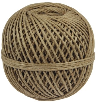 Fijn koord touw uit 3 draden, bol van 140 g, +/- 65 m