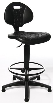 Topstar Bureaustoel Tec 20 met verchroomde voetring en steldoppen