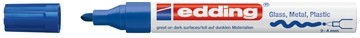 Edding glanslakmarker e-750 CR blauw