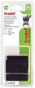 Trodat vervangkussen zwart, voor stempel 4810/4910