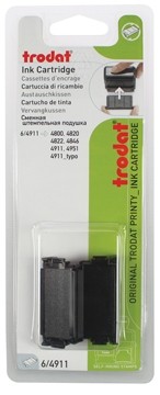 Trodat vervangkussen zwart, voor stempel 4911/4820/4822/4846